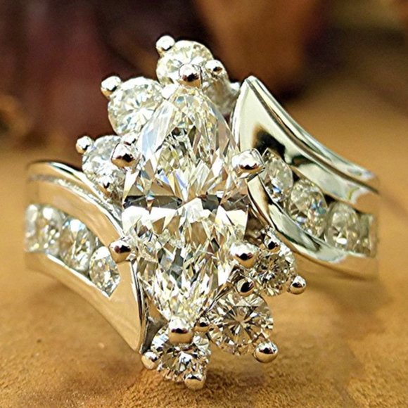 💥 Fancy New Arrival Elegant CZ Women Accessories Ring, GPMB1524 - Picture 1 of 6